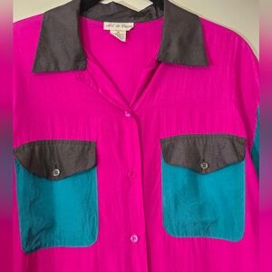 Vintage 80s Button-Up Shirt